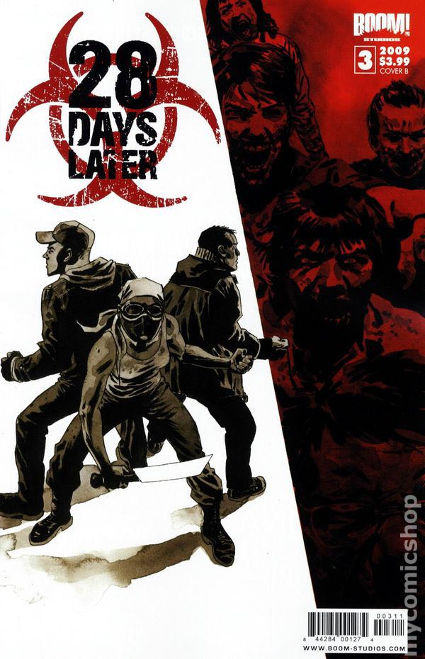 28 Days Later - Boom! Studios (3 - Sep 2009) comic book collectible [Barcode 844284001274] - Main Image 2