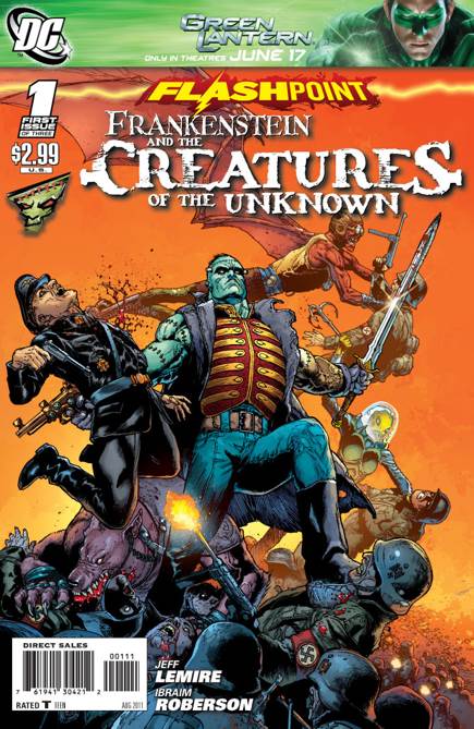 Flashpoint: Frankenstein And The Creatures Of The Unknown  comic book collectible - Main Image 1