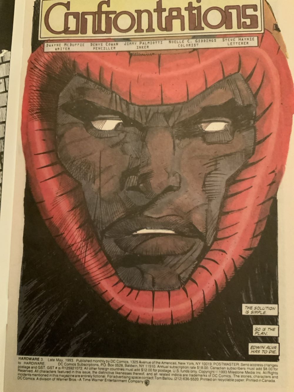 Hardware - DC/Milestone (3 - 05/1993) comic book collectible - Main Image 2