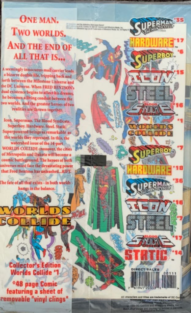 Worlds Collide - DC Comics / Milestone (1 - Jul 1994) comic book collectible [Barcode 761941203331] - Main Image 2
