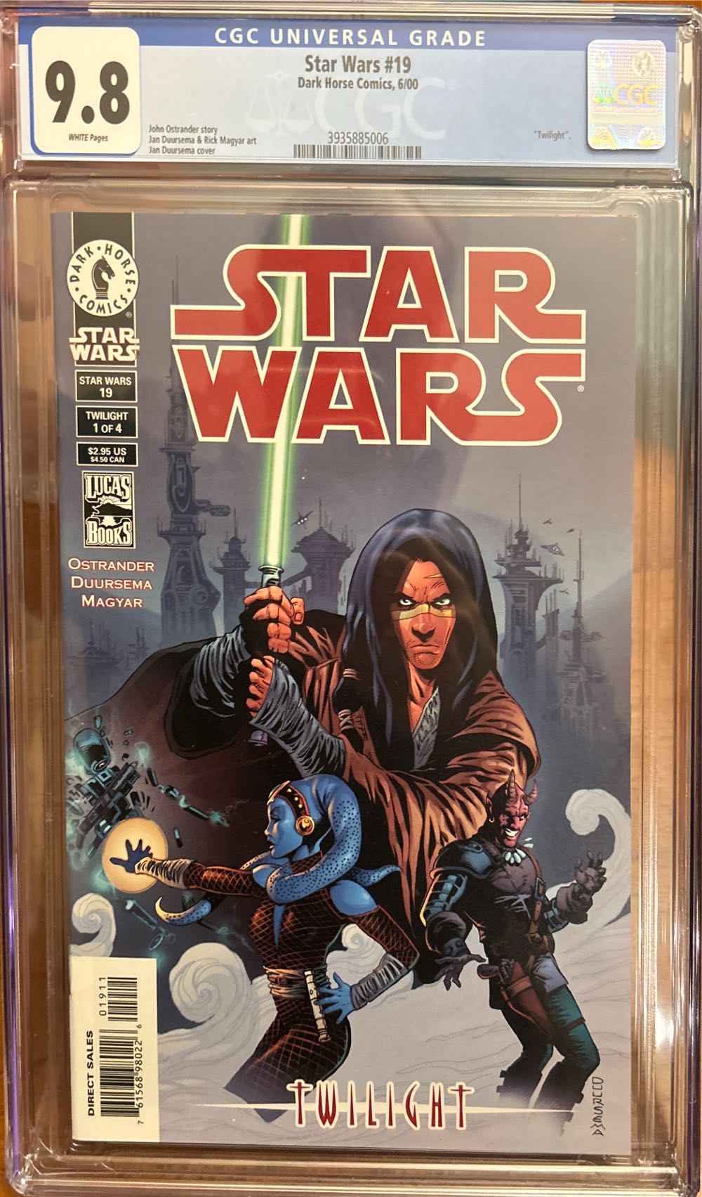 Star Wars: Twilight - Dark Horse Comics (1 of 4 - Jun 2000) comic book collectible [Barcode 76156898022601911] - Main Image 3