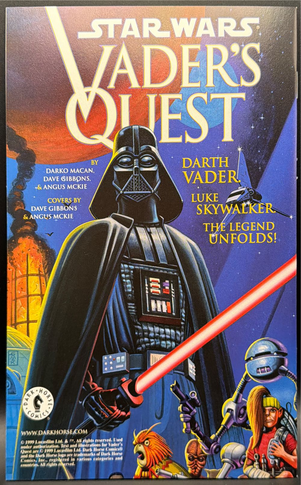 Star Wars: Prelude to Rebellion - Dark Horse Comics (3 of 6 - Feb 1999) comic book collectible [Barcode 76156898022600311] - Main Image 2