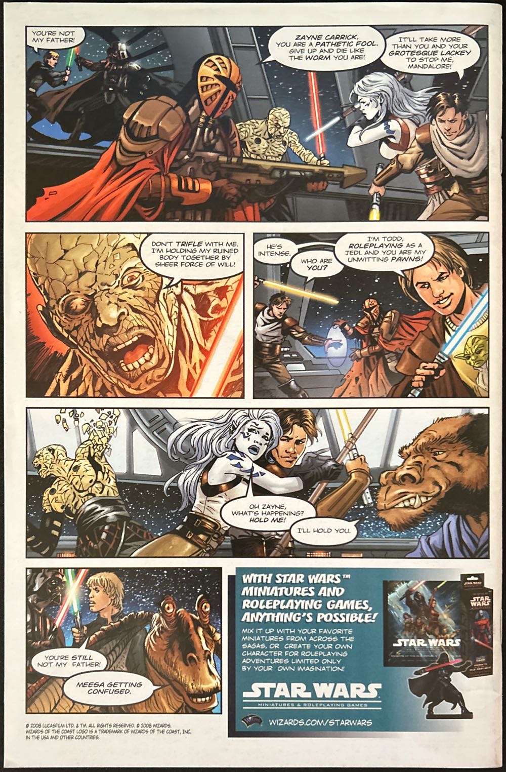 Star Wars Knights of the Old Republic - Dark Horse Comics (31 - Jul 2008) comic book collectible [Barcode 76156812857403111] - Main Image 2