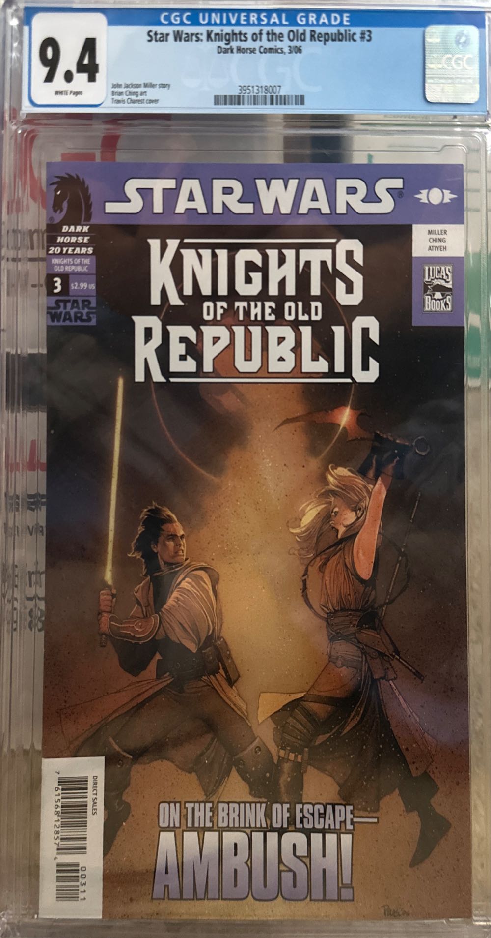 Star Wars Knights of the Old Republic - Dark Horse Comics (3 - Mar 2006) comic book collectible [Barcode 76156812857400311] - Main Image 2