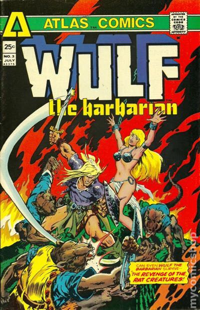 Wulf - Atlas Comics (3 - Sep 1975) comic book collectible [Barcode 859920002157] - Main Image 1