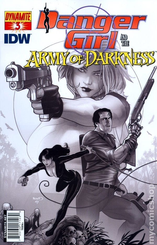Danger Girl And The Army Of Darkness - Dynamite Comics (6) comic book collectible [Barcode 72513018408500611] - Main Image 3