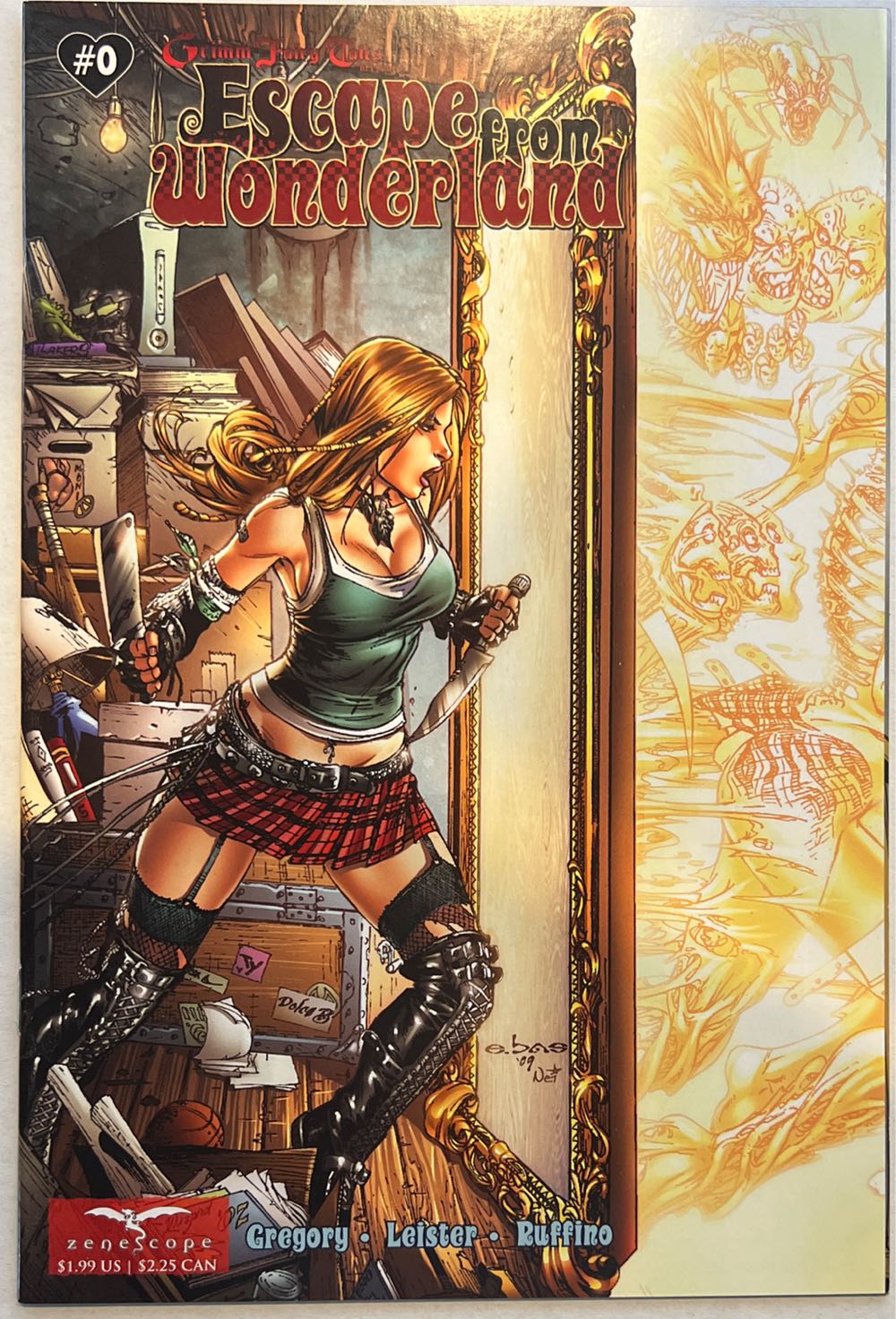 Grimm Fairy Tales: Escape From Wonderland (2009) - Zenescope Entertainment (5 - Jun 2009) comic book collectible [Barcode 718122360994] - Main Image 2