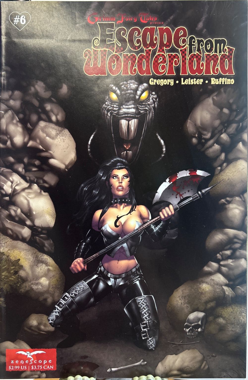 Grimm Fairy Tales: Escape From Wonderland (2009) - Zenescope Entertainment (5 - Jun 2009) comic book collectible [Barcode 718122360994] - Main Image 3