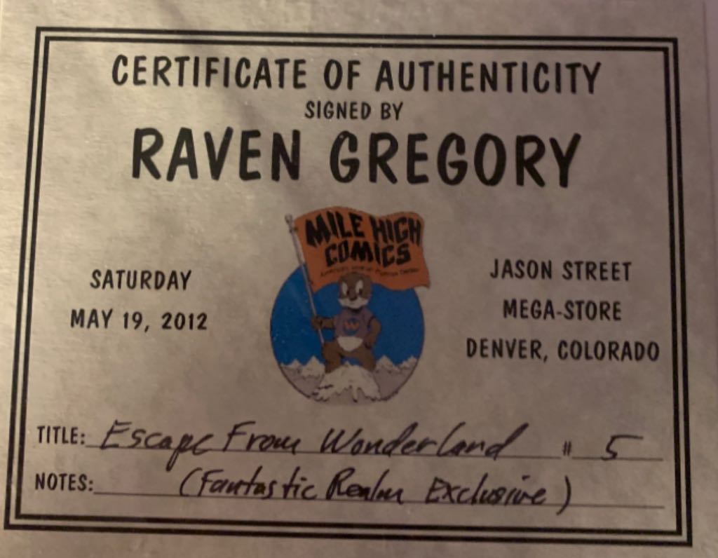 Grimm Fairy Tales: Escape From Wonderland - Zenescope (5 - May 2012) comic book collectible [Barcode 718122364497] - Main Image 2