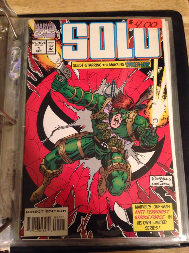 Solo - Marvel Comics (1 - Sep 1994) comic book collectible [Barcode 759606013272] - Main Image 2