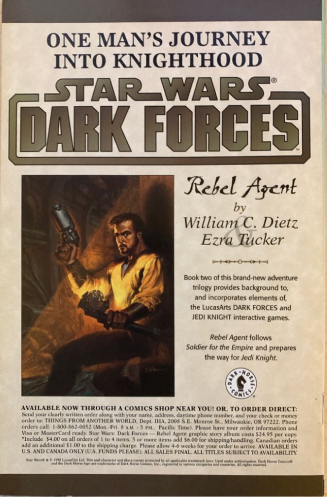 Star Wars: Last Command 4 - Dark Horse Comics (4 - Mar 1998) comic book collectible [Barcode 761568964714] - Main Image 2