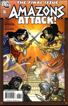 Amazons Attack - DC (6 - Dec 2007) comic book collectible [Barcode 761941249193] - Main Image 1