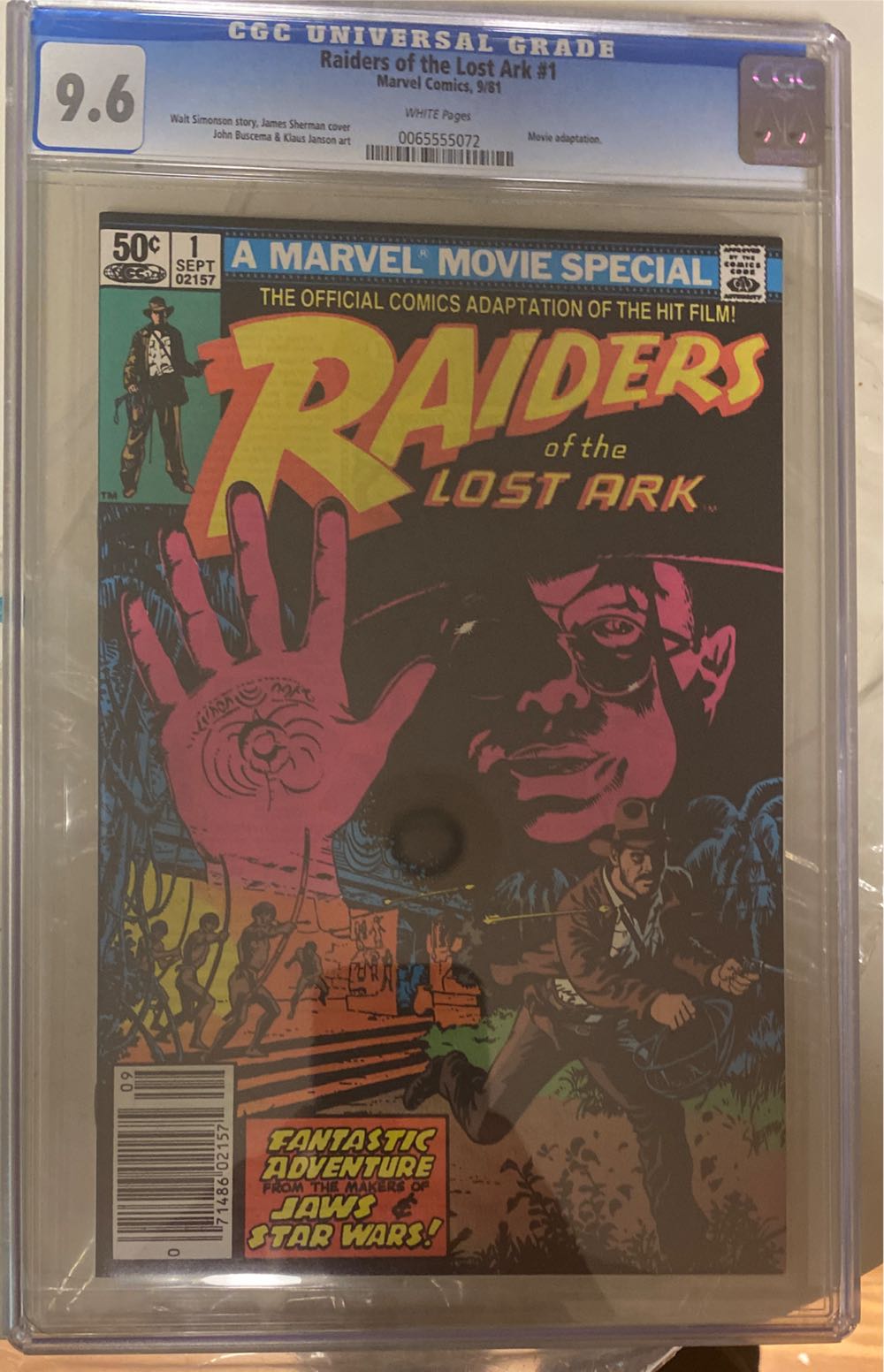 Raiders of the Lost Ark - Marvel Comics (1 - Nov 1982) comic book collectible [Barcode 071486021575] - Main Image 2