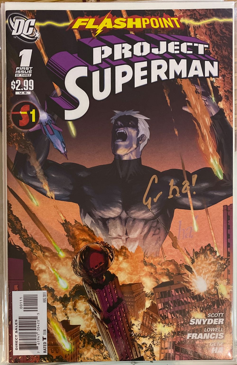 Flashpoint: Project Superman - DC Comics (1 - Jun 2011) comic book collectible [Barcode 76194130420500111] - Main Image 3