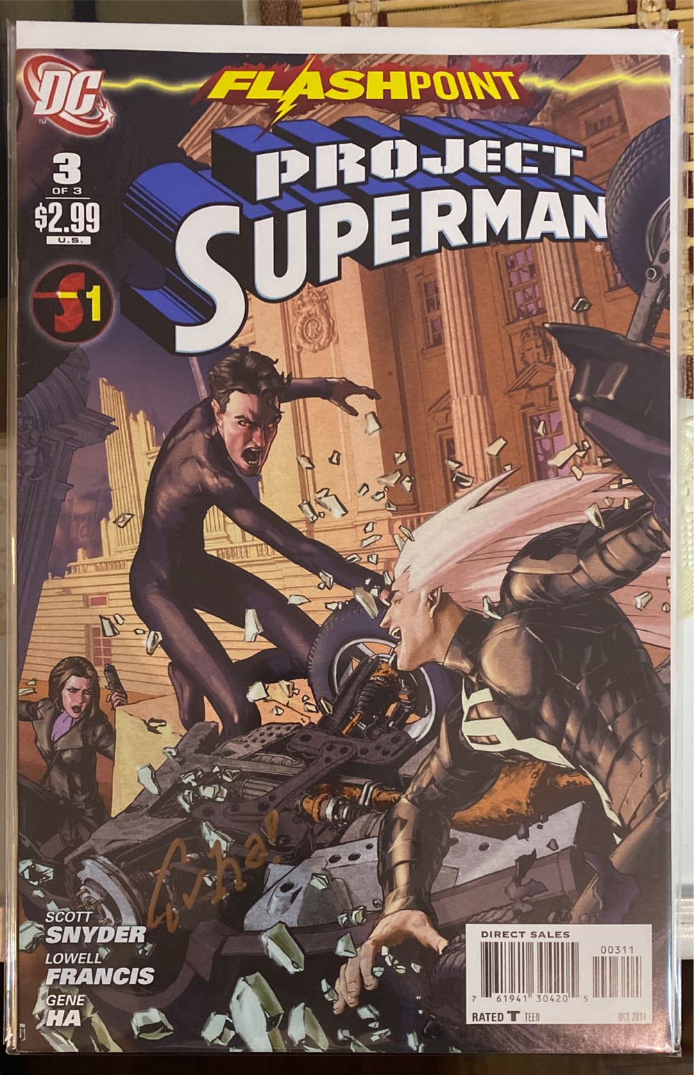 Flashpoint: Project Superman - DC Comics (3 - Oct 2011) comic book collectible [Barcode 76194130420500311] - Main Image 3