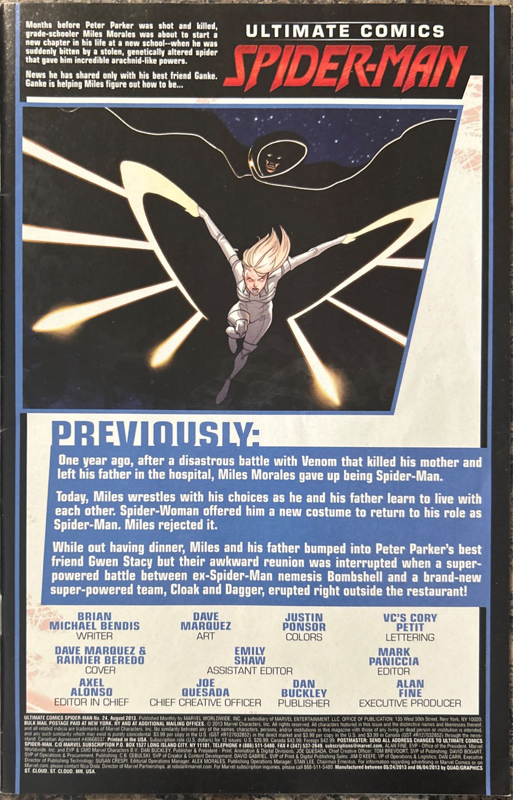 Ultimate Comics: Spider-Man (2011) - Marvel Comics (24 - 08/2013) comic book collectible [Barcode 75960607612302411] - Main Image 3