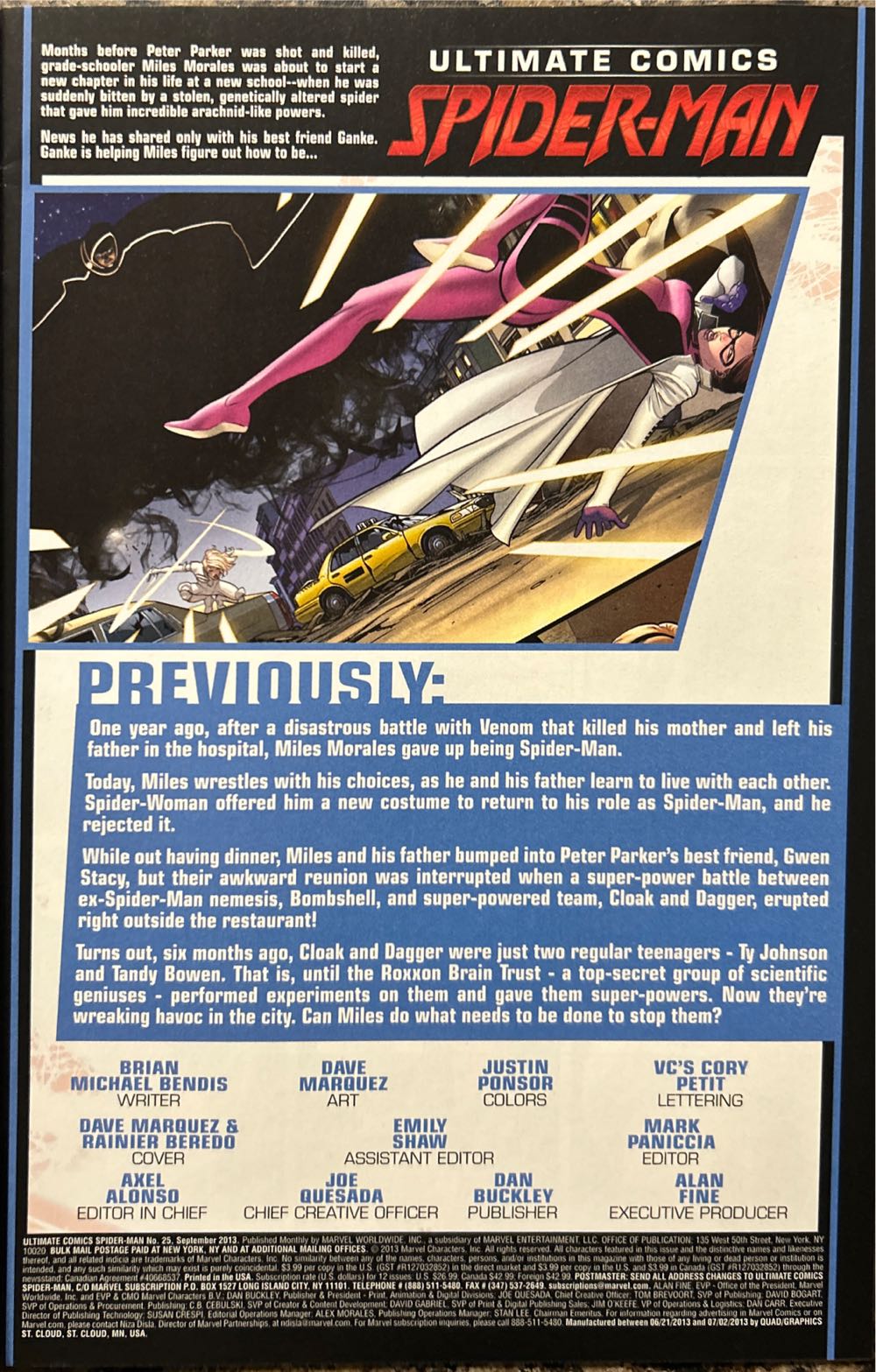 Ultimate Spider-Man (Vol.3) - Marvel Comics (25 - Sep 2013) comic book collectible [Barcode 75960607612302511] - Main Image 3