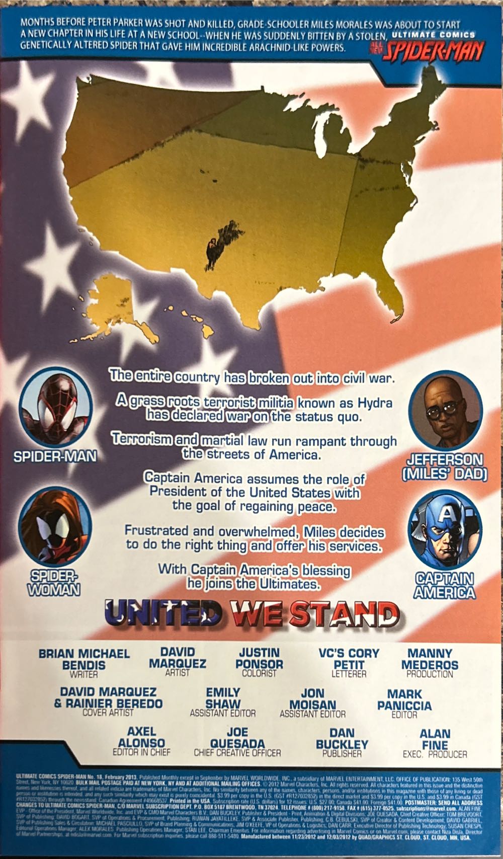 Ultimate Comics Spider-Man (2011) - Marvel Comics (18 - Feb 2013) comic book collectible [Barcode 75960607612301811] - Main Image 3