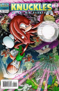 Knuckles The Echidna - Archie Adventure Series (4 - Aug 1997) comic book collectible [Barcode 762816469715] - Main Image 1