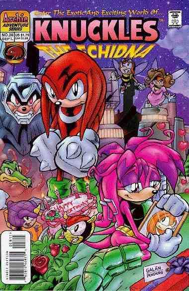 Knuckles The Echidna - Archie Adventure Series (28 - Sep 1999) comic book collectible [Barcode 762718462715] - Main Image 1
