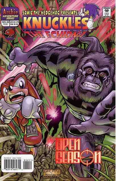 Knuckles The Echidna  (32) comic book collectible [Barcode 762718462715] - Main Image 1