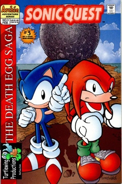 Sonic Quest - Archie Adventure Series (3 - Feb 1997) comic book collectible [Barcode 071896469738] - Main Image 1