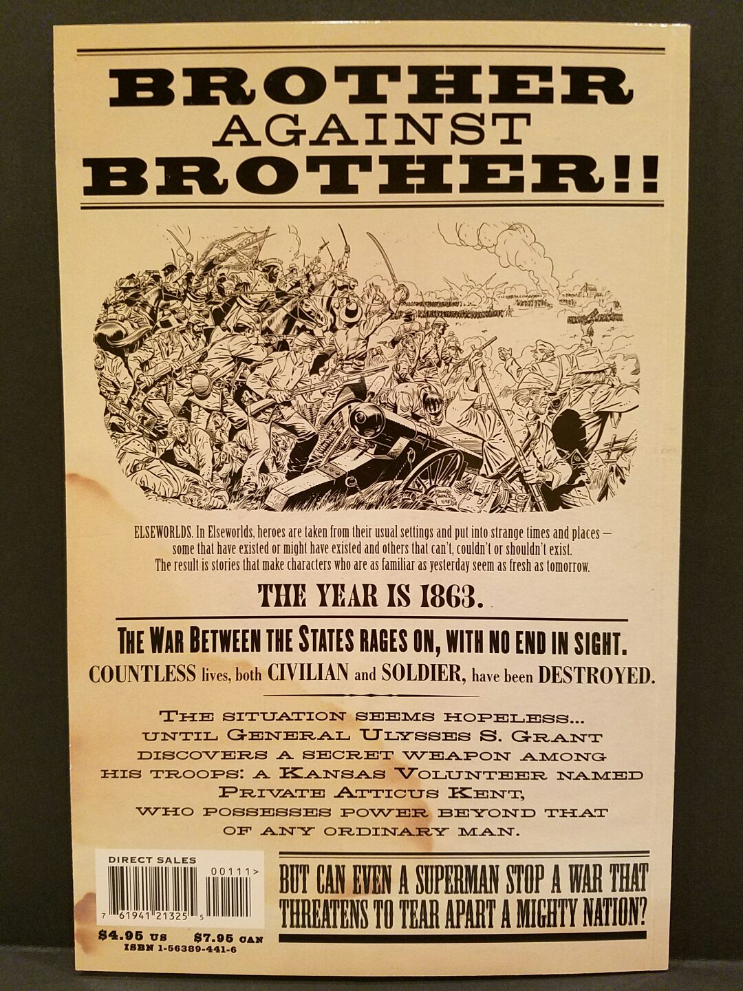 Superman: A Nation Divided - DC Comics (1 - Aug 1999) comic book collectible [Barcode 761941213255] - Main Image 2