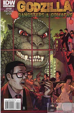 Godzilla: Gangsters & Goliaths - IDW (4) comic book collectible [Barcode 827714002508] - Main Image 1