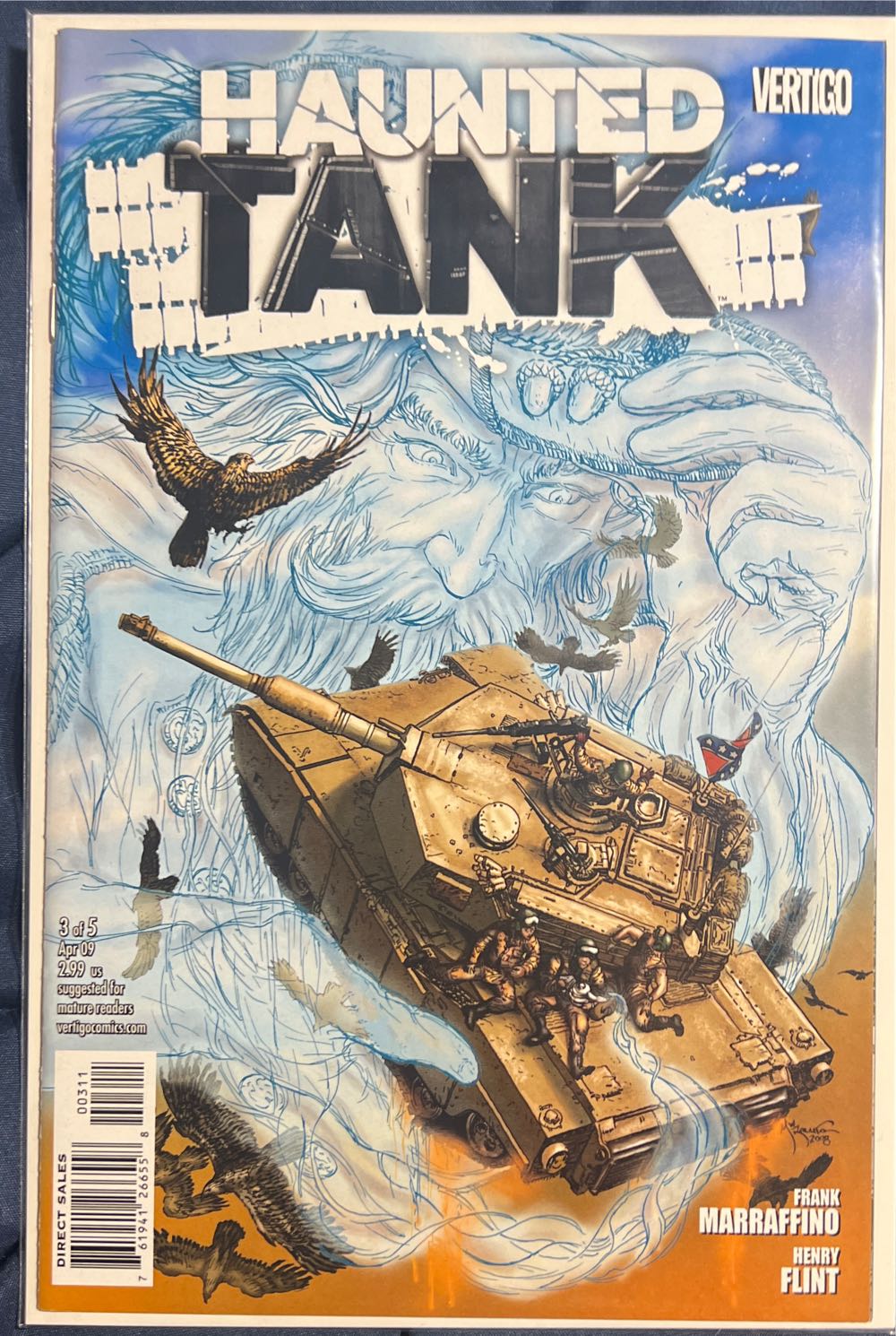 Haunted Tank - DC Comics / Vertigo (3 - Apr 2009) comic book collectible [Barcode 761941266558] - Main Image 2