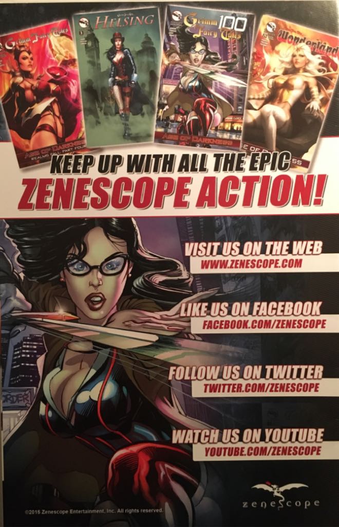 Grimm Fairy Tales: Wonderland - Zenescope (34 - Apr 2015) comic book collectible [Barcode 736211433190] - Main Image 2