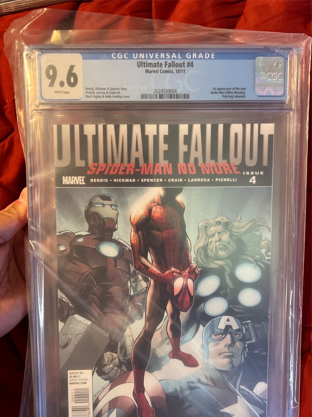 Spiderman: Ultimate Fallout - Marvel (4 - Oct 2011) comic book collectible [Barcode 759606076840] - Main Image 4