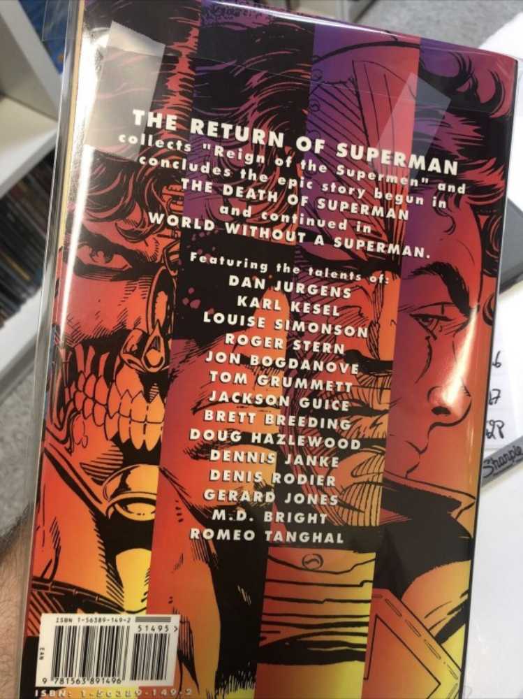 The Return Of Superman Tpb SC - DC Comics (1) comic book collectible [Barcode 9781563891496] - Main Image 2
