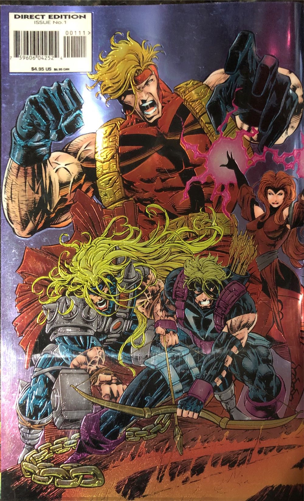 Avengers: The Crossing - Marvel (1 - 09/1995) comic book collectible [Barcode 759606042524] - Main Image 2