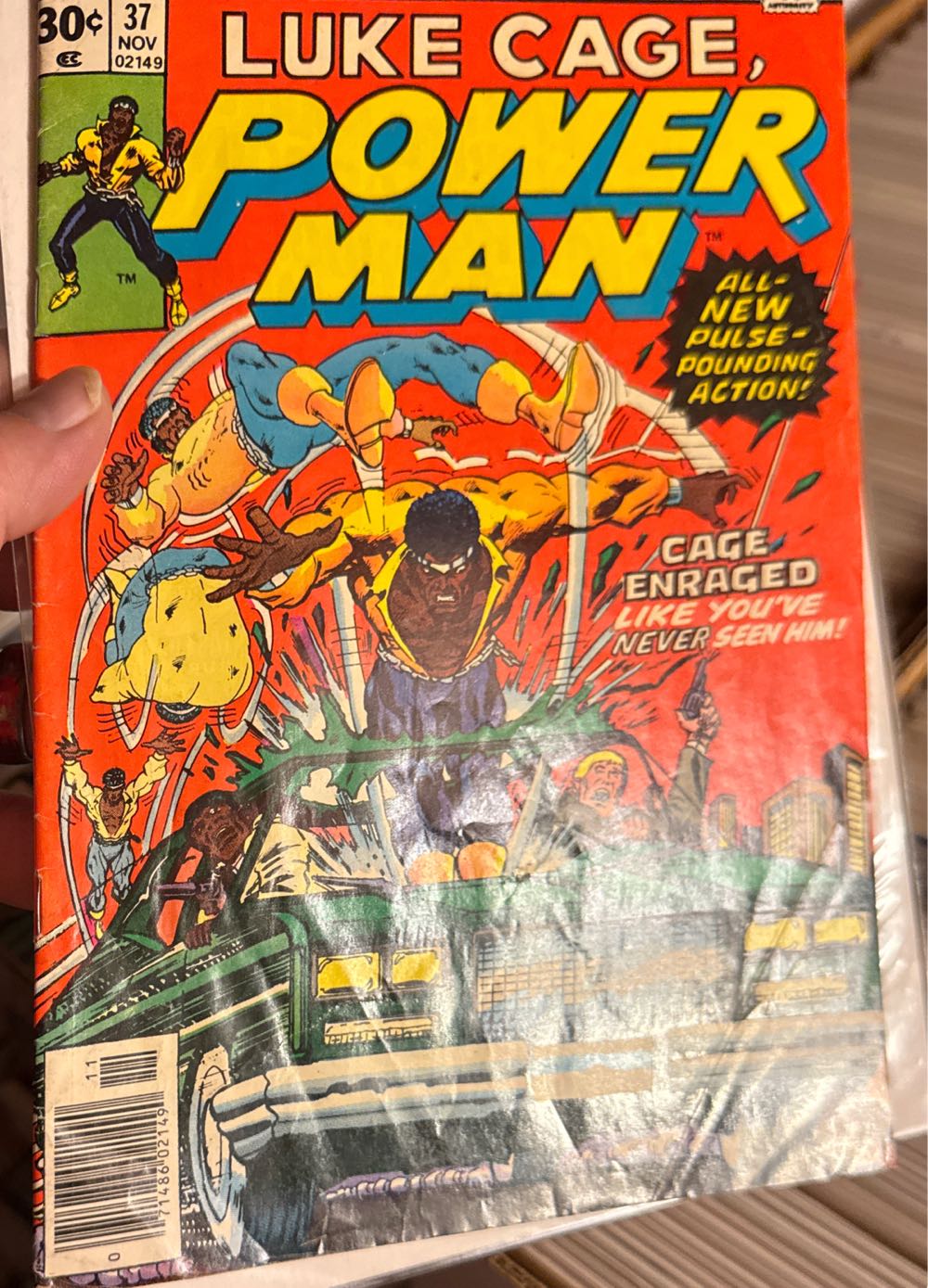 Luke Cage Power Man - Marvel Comics Group (37 - Nov 1976) comic book collectible - Main Image 4