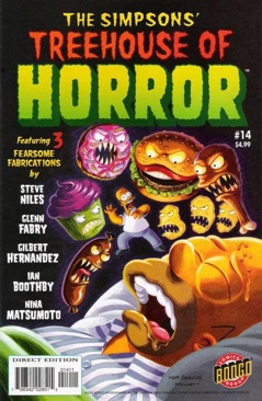 Simpsons Treehouse Of Horror, The  (14) comic book collectible [Barcode 074470285380] - Main Image 1