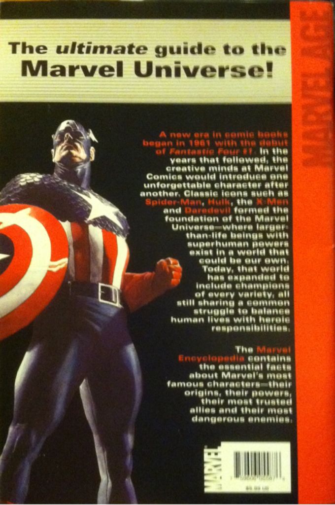 Marvel Encyclopedia - Marvel Comics Group comic book collectible [Barcode 9780785121992] - Main Image 2
