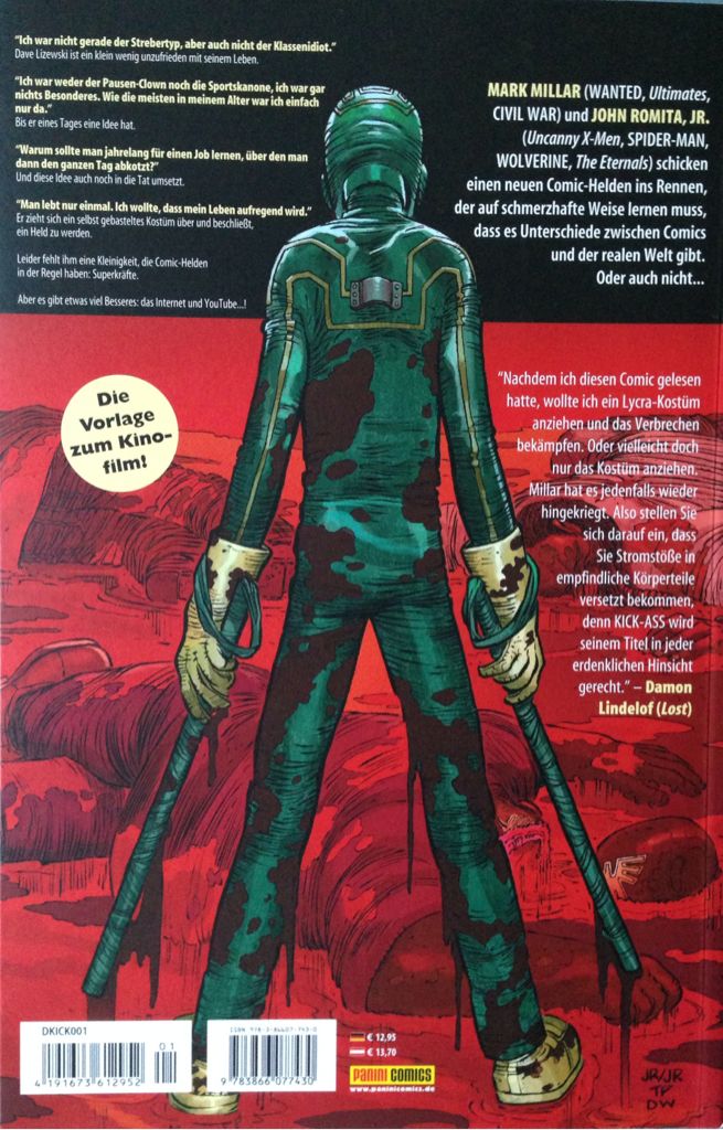 Kick-Ass - Panini Comics (1) comic book collectible [Barcode 9783866077430] - Main Image 2