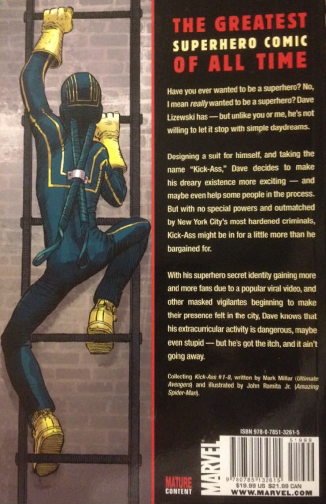 Kick-Ass 1 - Icon (Vol. 1) comic book collectible [Barcode 9780785132615] - Main Image 2