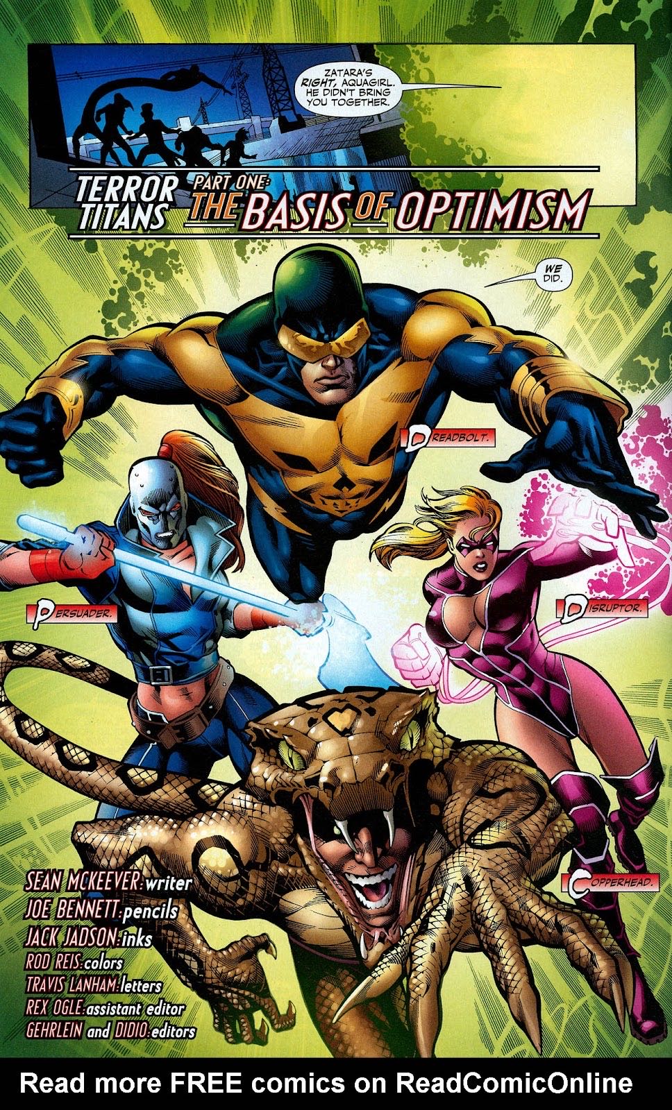 Terror Titans - DC Comics (1 - Dec 2008) comic book collectible [Barcode 761941275376] - Main Image 2