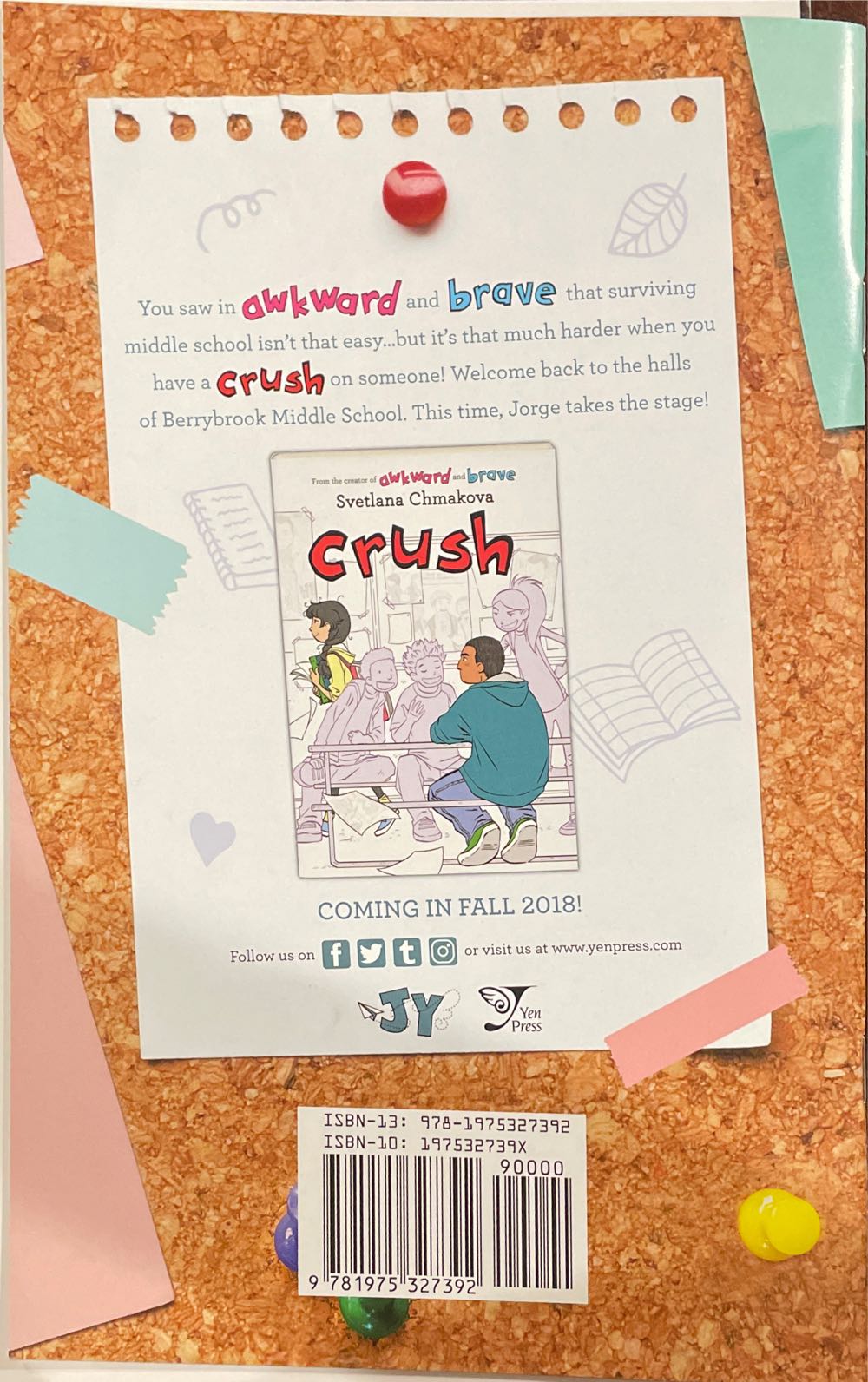 Crush - Yen Press comic book collectible [Barcode 978197532739290000] - Main Image 2