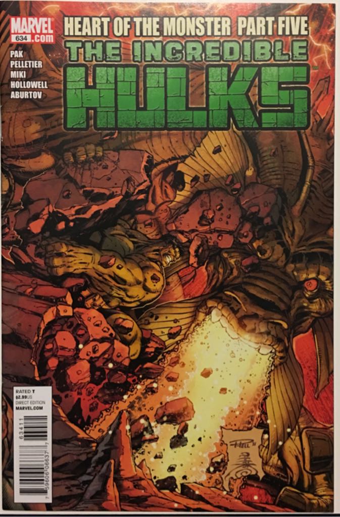 The Incredible Hulk - Marvel Comics (634 - Oct 2011) comic book collectible [Barcode 75960606637763411] - Main Image 1
