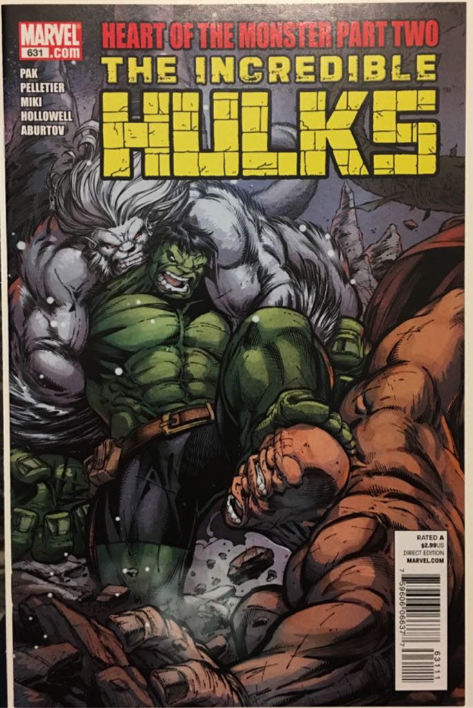 The Incredible Hulks Vol. 1 - Marvel Comics (631 - Aug 2011) comic book collectible [Barcode 75960606637763111] - Main Image 1
