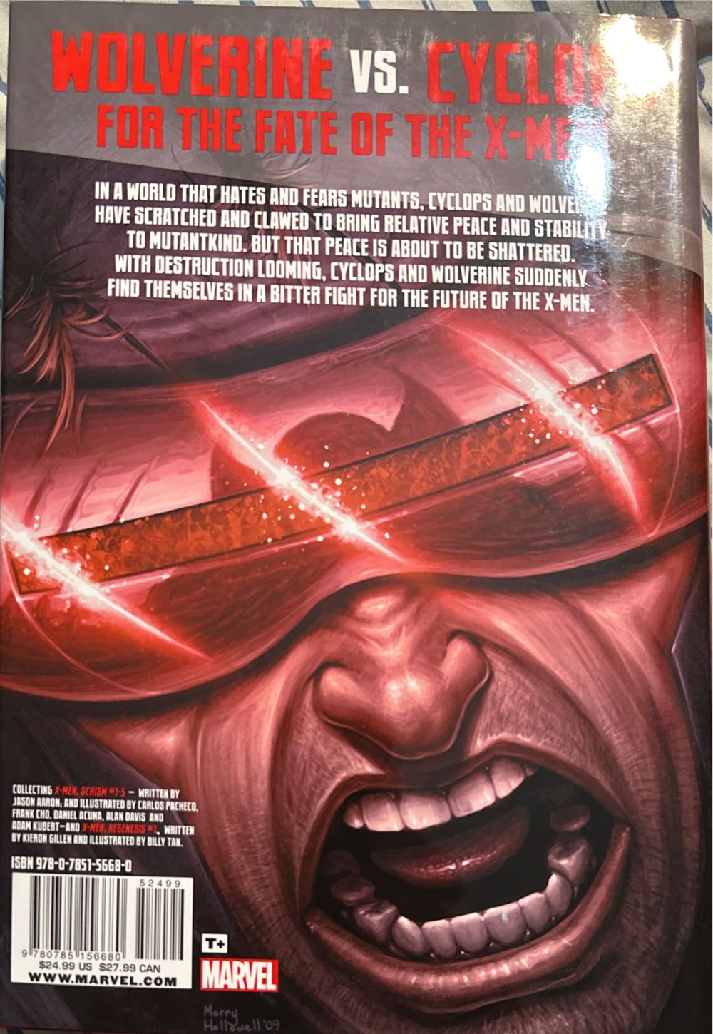 X-Men: Schism - Marvel (1-5) comic book collectible [Barcode 9780785156680] - Main Image 2