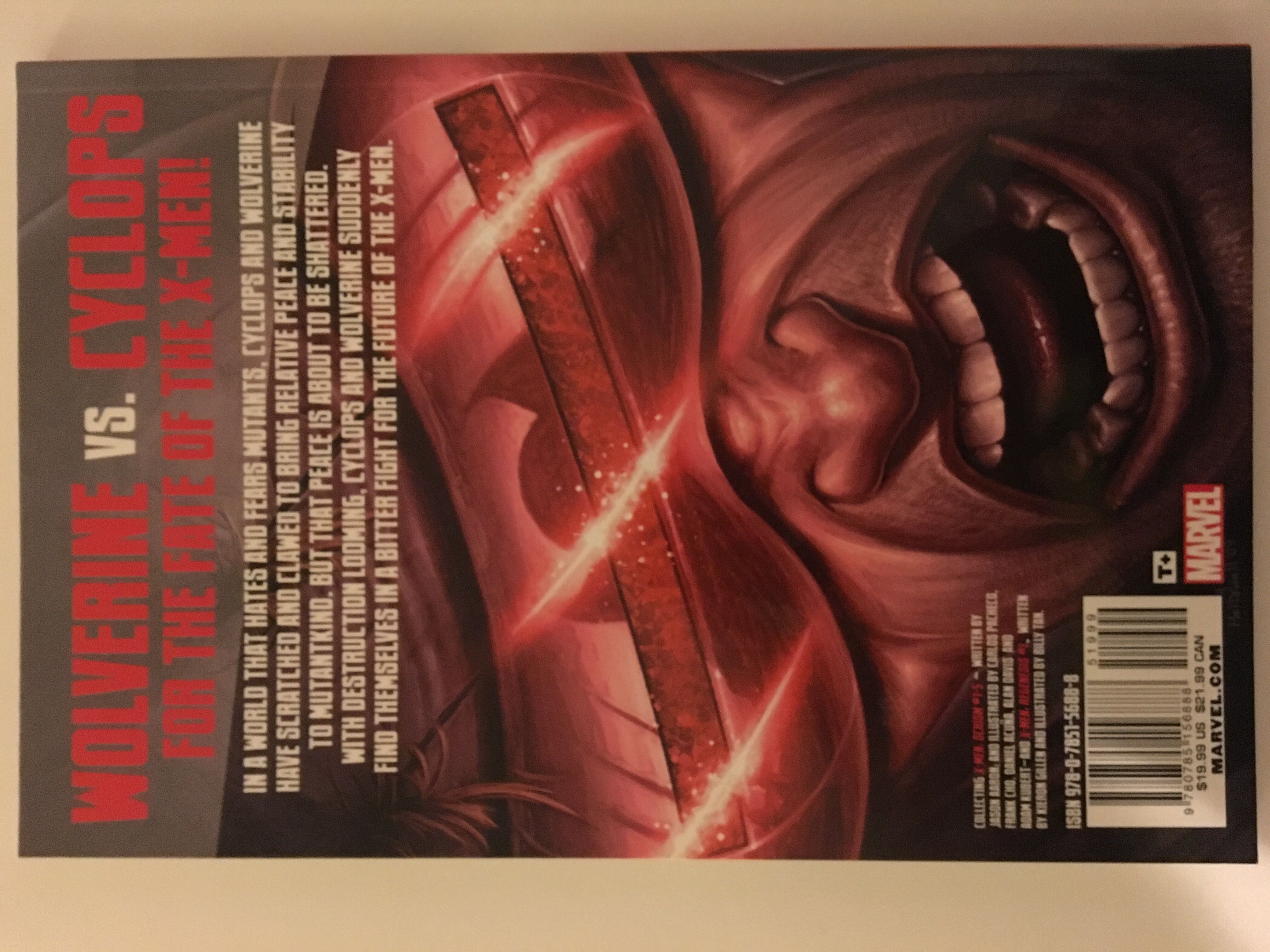 X-Men: Schism - Marvel (15) comic book collectible [Barcode 9780785156888] - Main Image 2