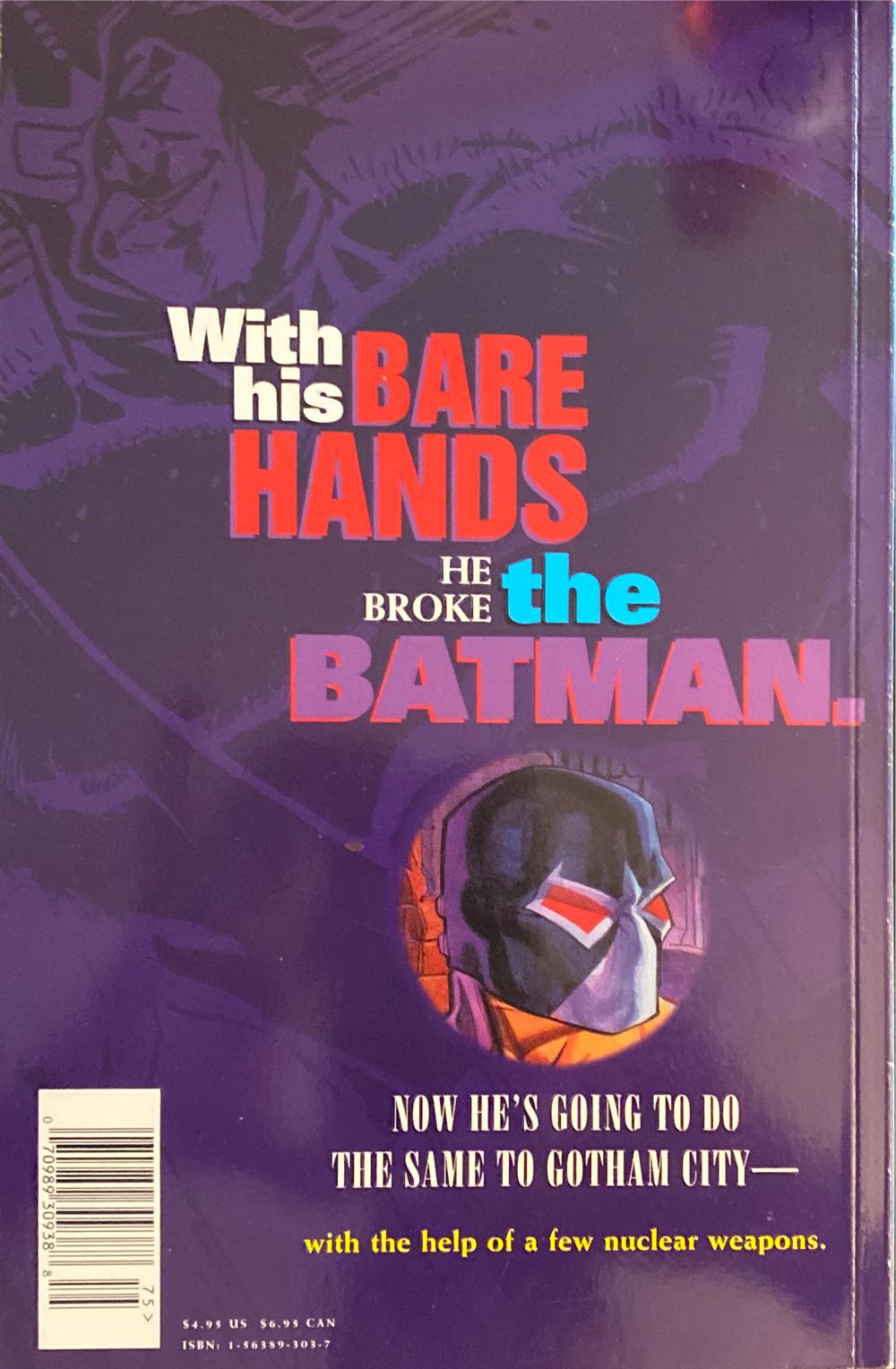 Batman: Bane - DC comic book collectible [Barcode 07098930938875] - Main Image 2