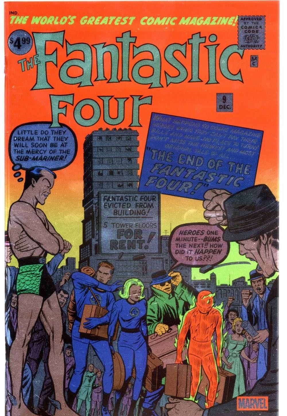 The Fantastic Four - Marvel Comics Group (9 (facsimile) - 12/1962) comic book collectible - Main Image 3