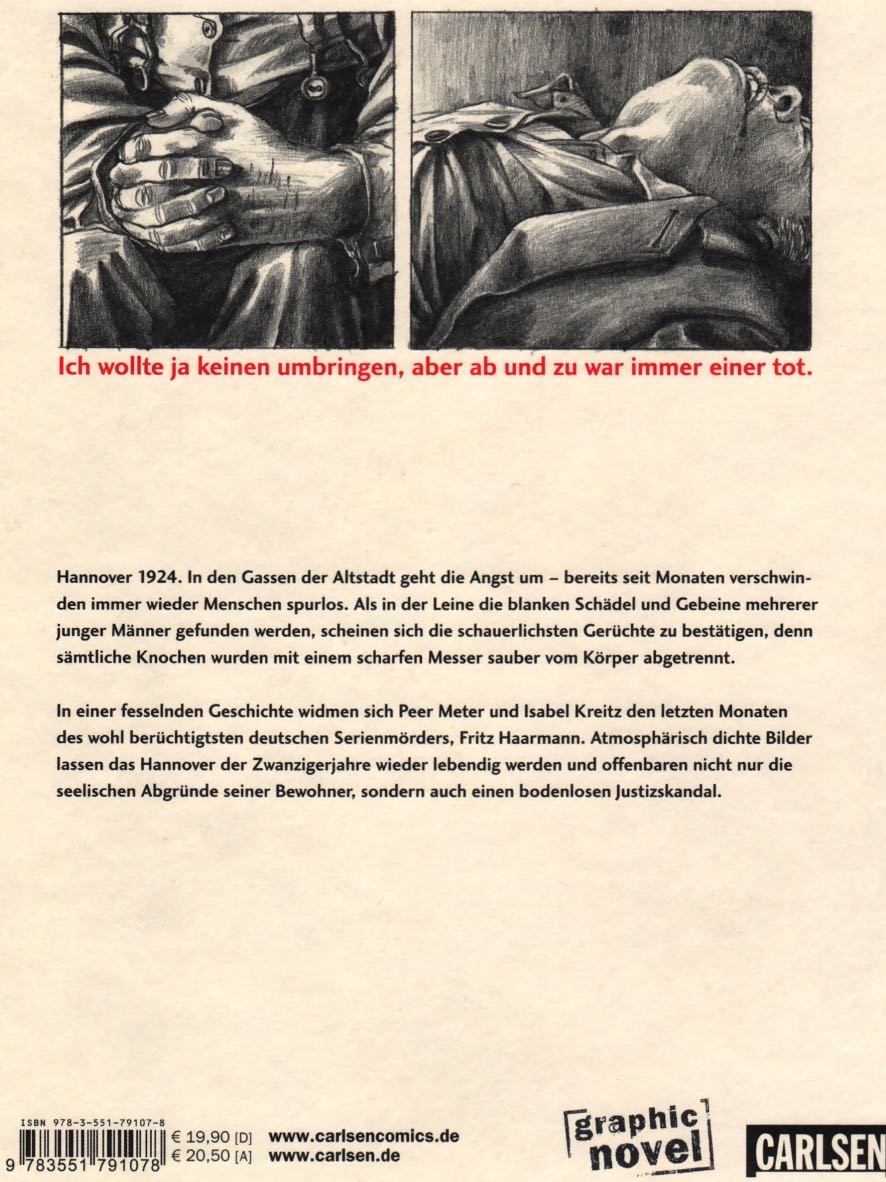 Haarmann - Carlsen Comics (0) comic book collectible [Barcode 9783551791078] - Main Image 3