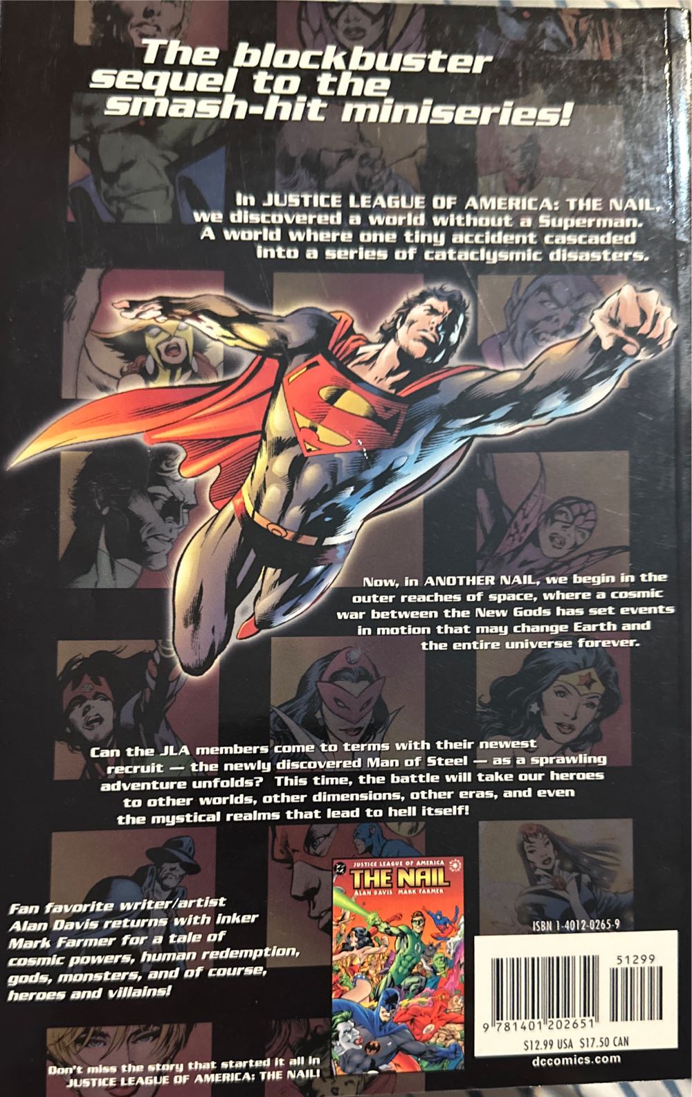 Justice League of America: Another Nail - DC Comics (1 - May 2004) comic book collectible [Barcode 9781401202651] - Main Image 2
