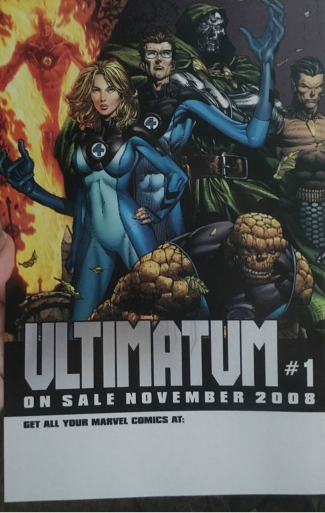 March on Ultimatum Saga - Marvel (1 - Oct 2008) comic book collectible [Barcode 75960606601800111] - Main Image 2
