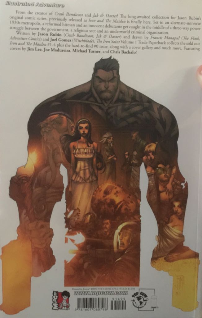 Iron Saint - Top Cow Productions (1 - 07/2010) comic book collectible [Barcode 9781607060796] - Main Image 2